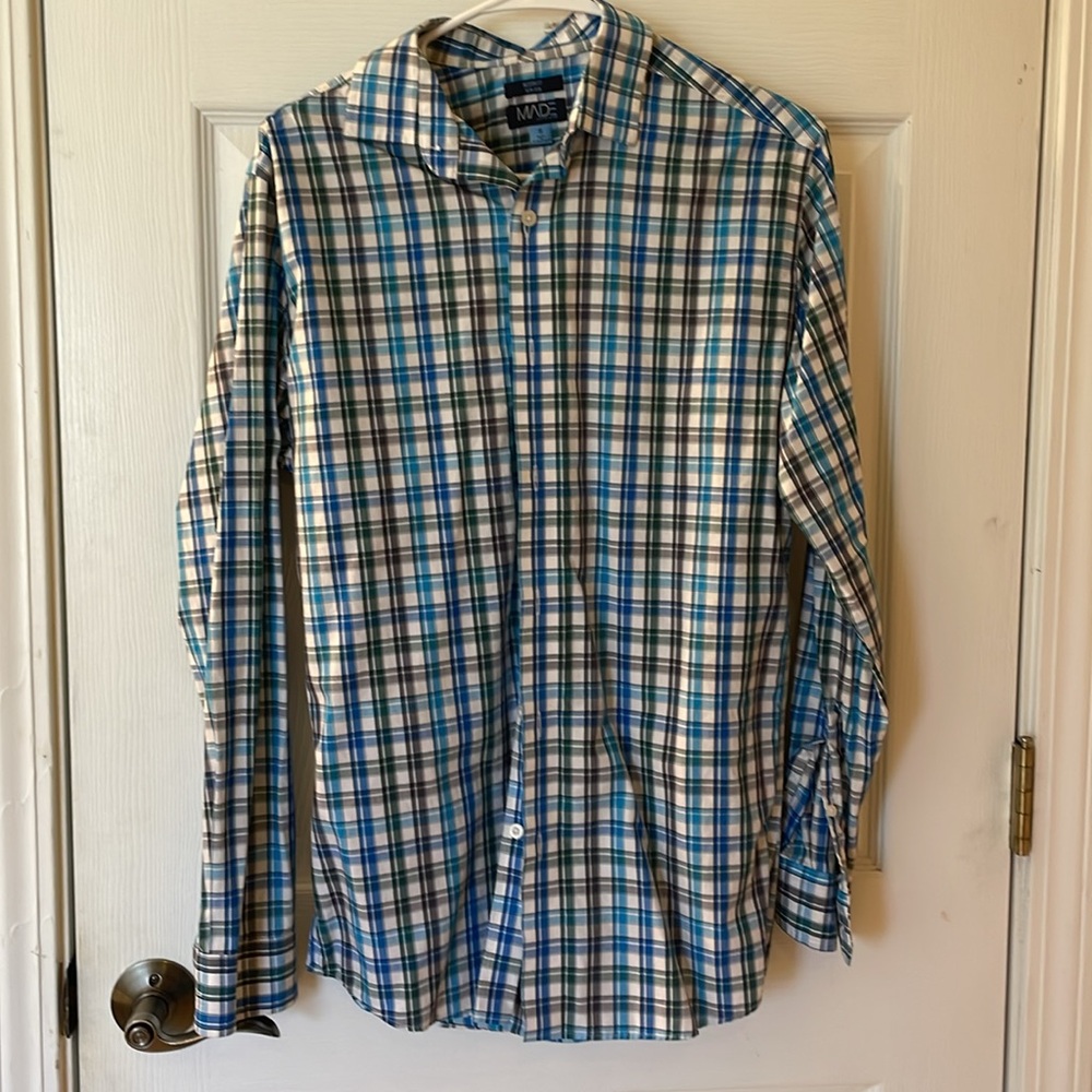 Men’s small long sleeve dress shirt